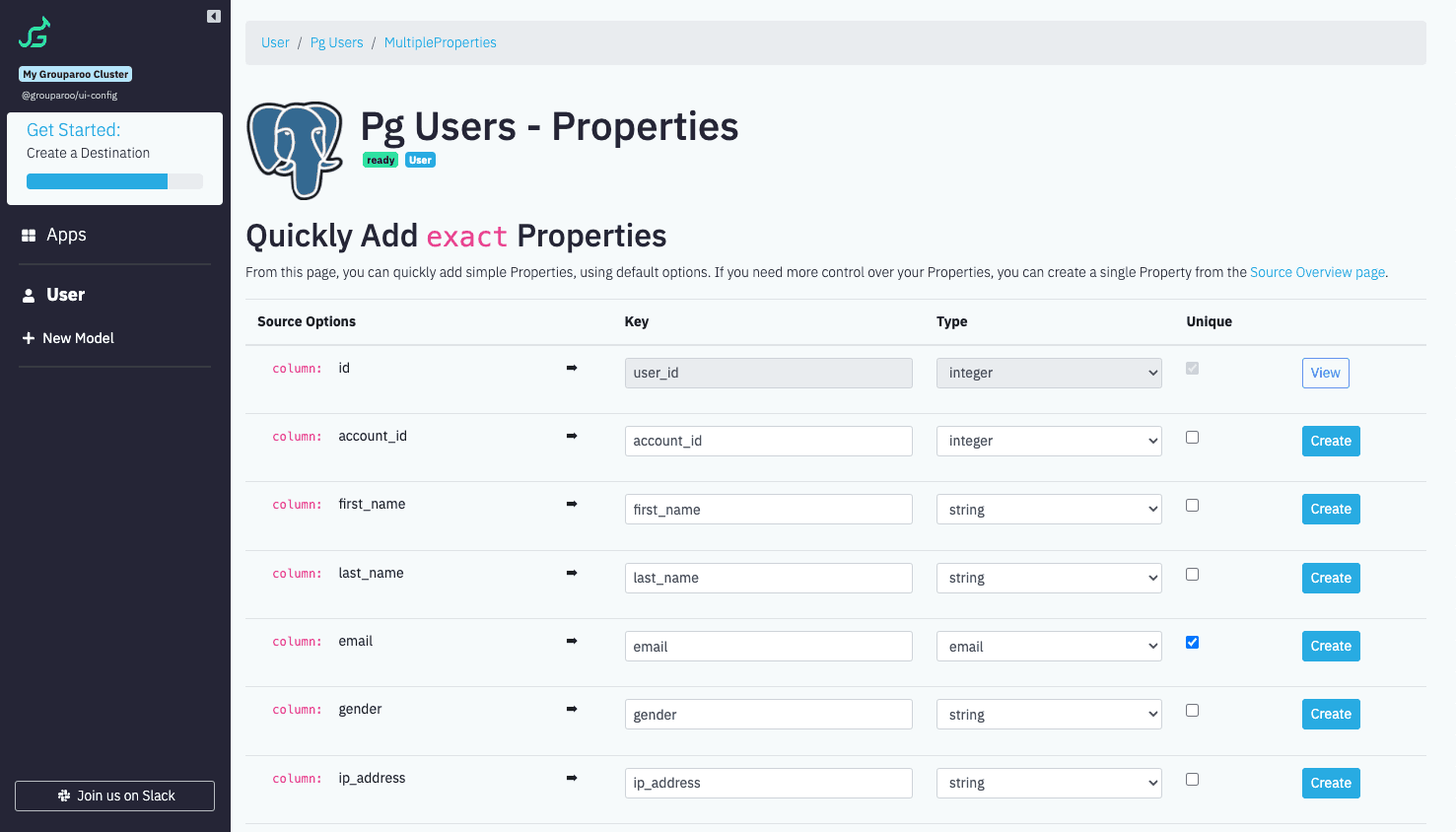 UI Config: Configure Property