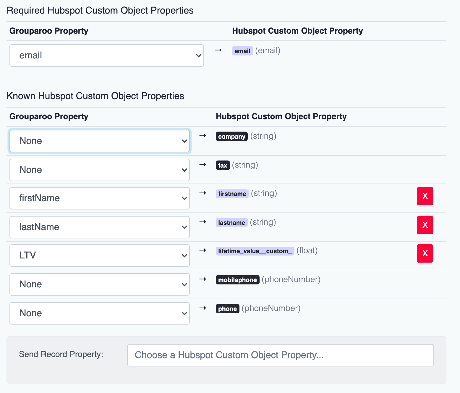 HubSpot Export Objects Record Data